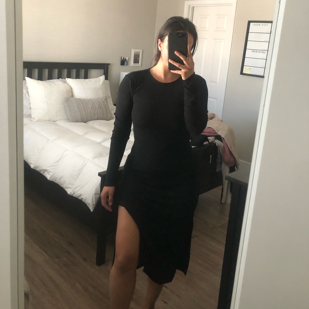 Black Midi Dress